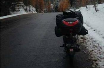 Mudik Dari Bali ke Belanda, Bule ini Kendarai Motor Supra X 125