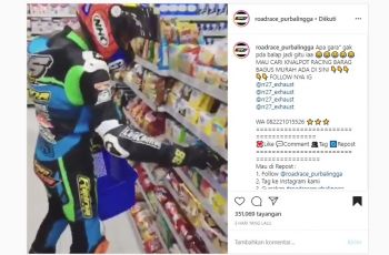 Bukan Buat Balap, Pria Ini Malah Pakai Wearpack ke Toko, Warganet: Bebas Corona