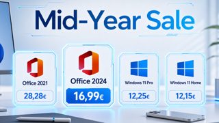 GoDeal24 Mid-Year Sale: &Tau;&omicron; &nu;έ&omicron; Office 2024 Professional &sigma;&epsilon; &iota;&sigma;&tau;&omicron;&rho;&iota;&kappa;ό &chi;&alpha;&mu;&eta;&lambda;ό 16.99&euro; &kappa;&alpha;&iota; Windows 11 Pro &mu;&epsilon; 12.25&euro;